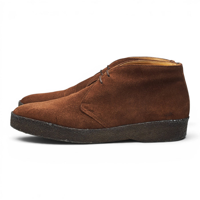 'Hi Top' Brown Suede Chukka Boots UK 10 F