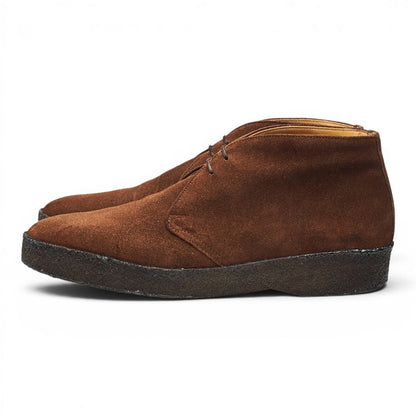 'Hi Top' Brown Suede Chukka Boots UK 10 F