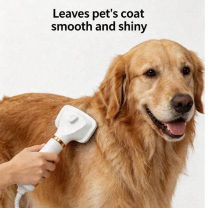 High-Powered Pet Hair Dryer And Comb For Cats And Dogs- A Multi-Functional Grooming Tool For Dogs And Cats, Easily Removes And Cleans Fur With This Electric Hot Air Brush.