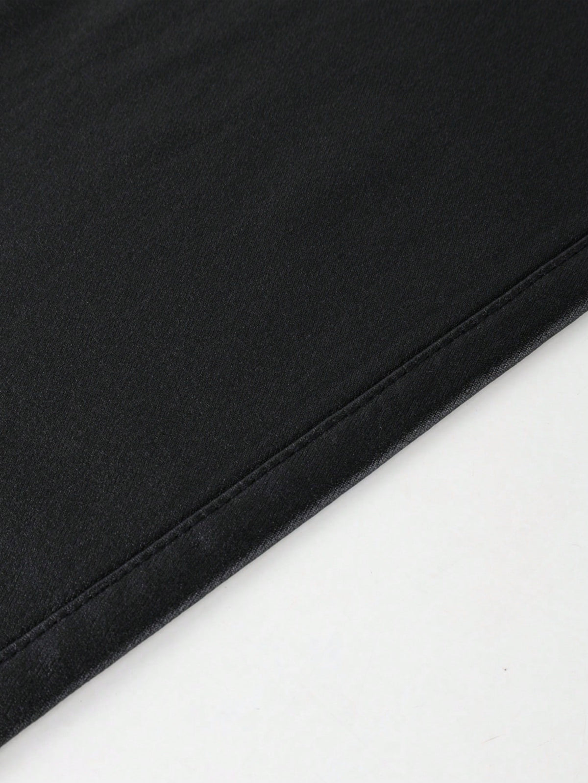 High Waist Button Slant Pocket PU Leather Elastic Skinny Pants, Casual Pants For Music Festival & Party Black, For Women
