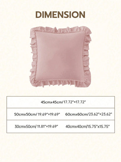 HONEYMOON 1pc Romantic French Style Lace Pillowcase (Without Insert), Exquisite Romantic Decorative Throw Pillow Cover, Suitable For Bedroom/Dorm/Sofa/Lounge Chair, Gift For Loved Ones And Friends, Ma