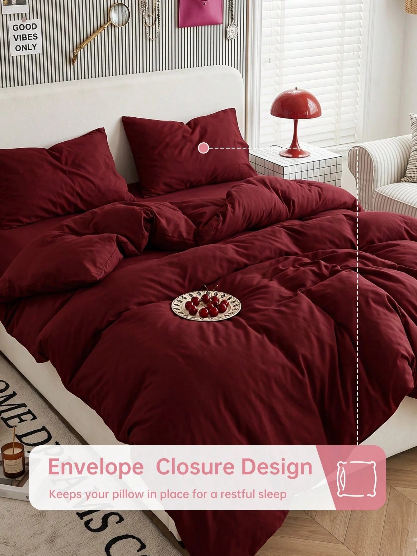 HONEYMOON 2/3 Piece Solid Color Duvet Cover Set, Super Soft Bedding Set Including 1 Duvet Cover And 1/2 Pillowcases, Fits Twin, Full, Queen, King And Other Bed Sizes, Suitable For All Seasons, Oeko-Te