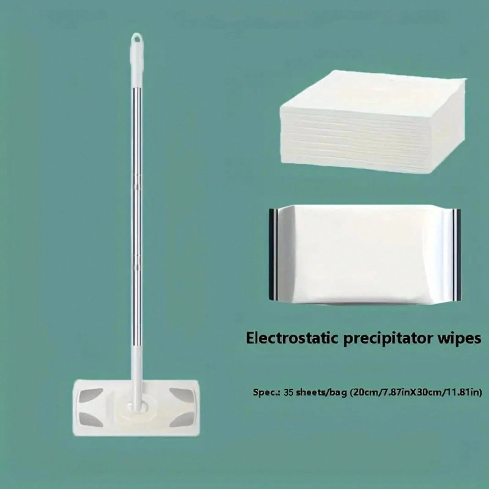Household Electrostatic Dust Mop- Efficiently Removes Pet Hair, Oil Stains And Water Stains From Floors, Furniture And Bathroom Surfaces- Disposable, Highly Absorbent, Electrostatic Dust Mop, Modern