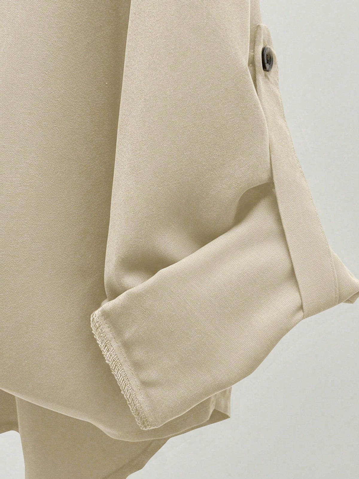INAWLY Casual Layered Design Shirt, Suitable For Commuting In Autumn