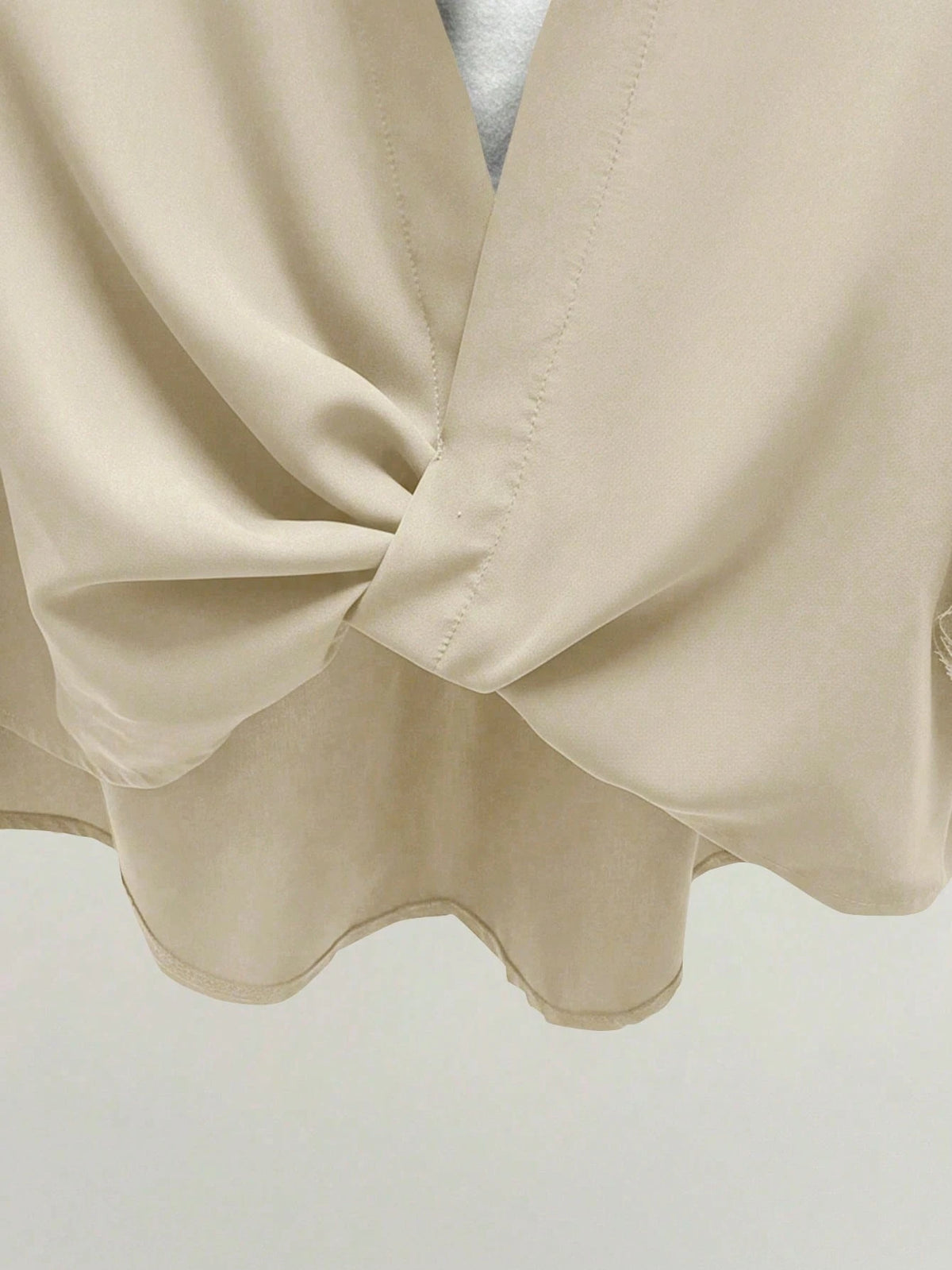 INAWLY Casual Layered Design Shirt, Suitable For Commuting In Autumn