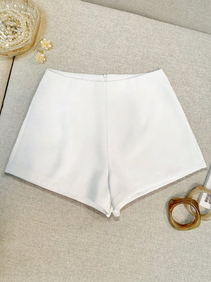INAWLY Women's Casual Solid Color Shorts, Summer