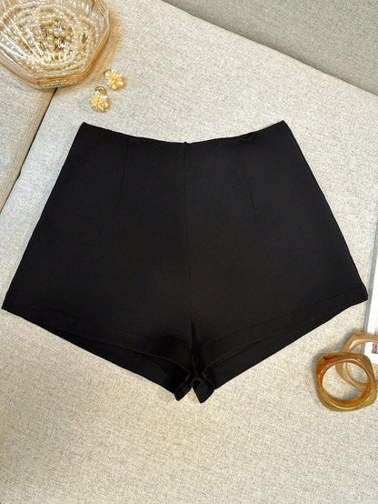 INAWLY Women's Casual Solid Color Shorts, Summer