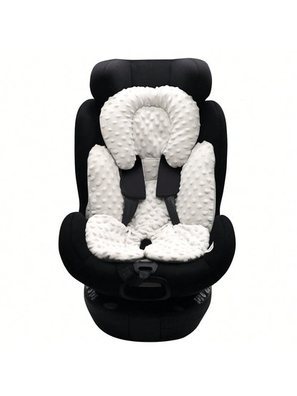 Infant Car Seat Insert, Baby Car Seat Head & Body Support For Newborn, 2-In-1 Reversible Baby Car Seat Cushion, Soft Stroller Cushion Insert