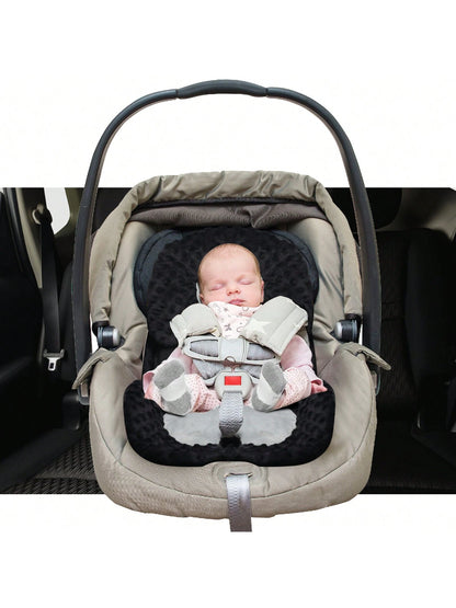 Infant Car Seat Insert, Baby Car Seat Head & Body Support For Newborn, 2-In-1 Reversible Baby Car Seat Cushion, Soft Stroller Cushion Insert