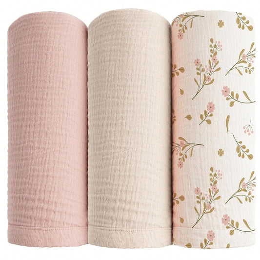 Infant Gauze Swaddle, Neutral Color Burp Cloth, Multi-Purpose Blanket, Can Be Used As Burp Cloth, Bib, Hugging, Playing And Car Seat Cover, Baby Essentials, Baby Shower Gift