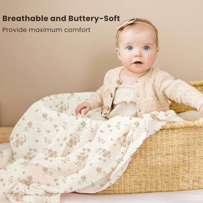 Infant Gauze Swaddle, Neutral Color Burp Cloth, Multi-Purpose Blanket, Can Be Used As Burp Cloth, Bib, Hugging, Playing And Car Seat Cover, Baby Essentials, Baby Shower Gift