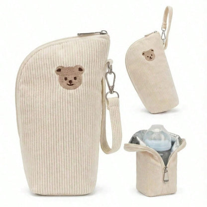 Insulated Bottle Bag, Suitable For Baby Bottles, Can Be Hung On Stroller Or Carried By Hand, Insulated Bottle Holder And Drink Cup Bag, Heat Preservation