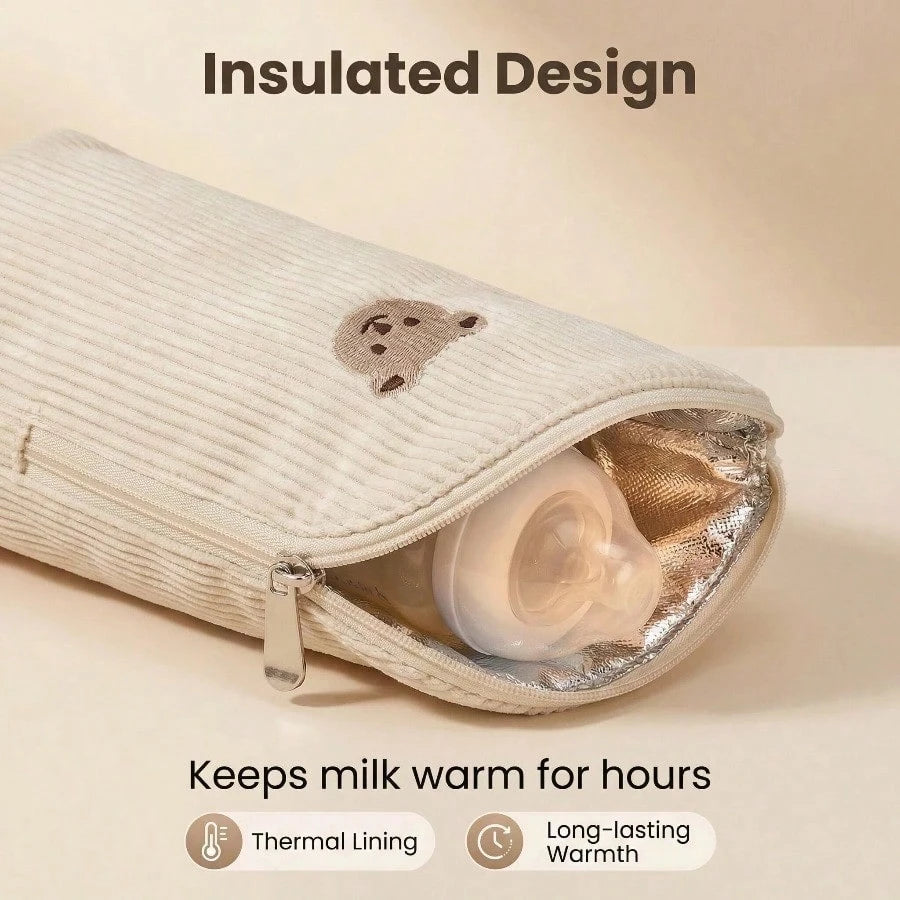 Insulated Bottle Bag, Suitable For Baby Bottles, Can Be Hung On Stroller Or Carried By Hand, Insulated Bottle Holder And Drink Cup Bag, Heat Preservation