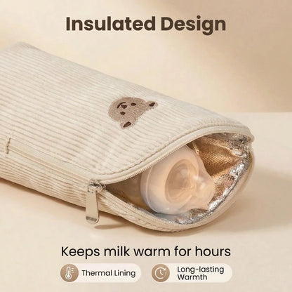 Insulated Bottle Bag, Suitable For Baby Bottles, Can Be Hung On Stroller Or Carried By Hand, Insulated Bottle Holder And Drink Cup Bag, Heat Preservation