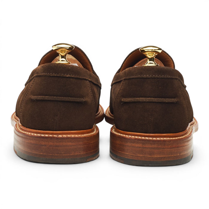 'Isaac' Brown Suede Loafers UK 10 F