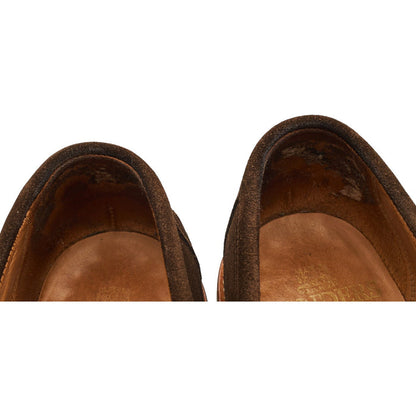 'Isaac' Brown Suede Loafers UK 10 F