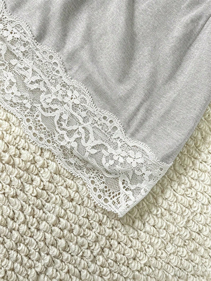 IslaSuriya Lace Patchwork Fitted Women Camisole
