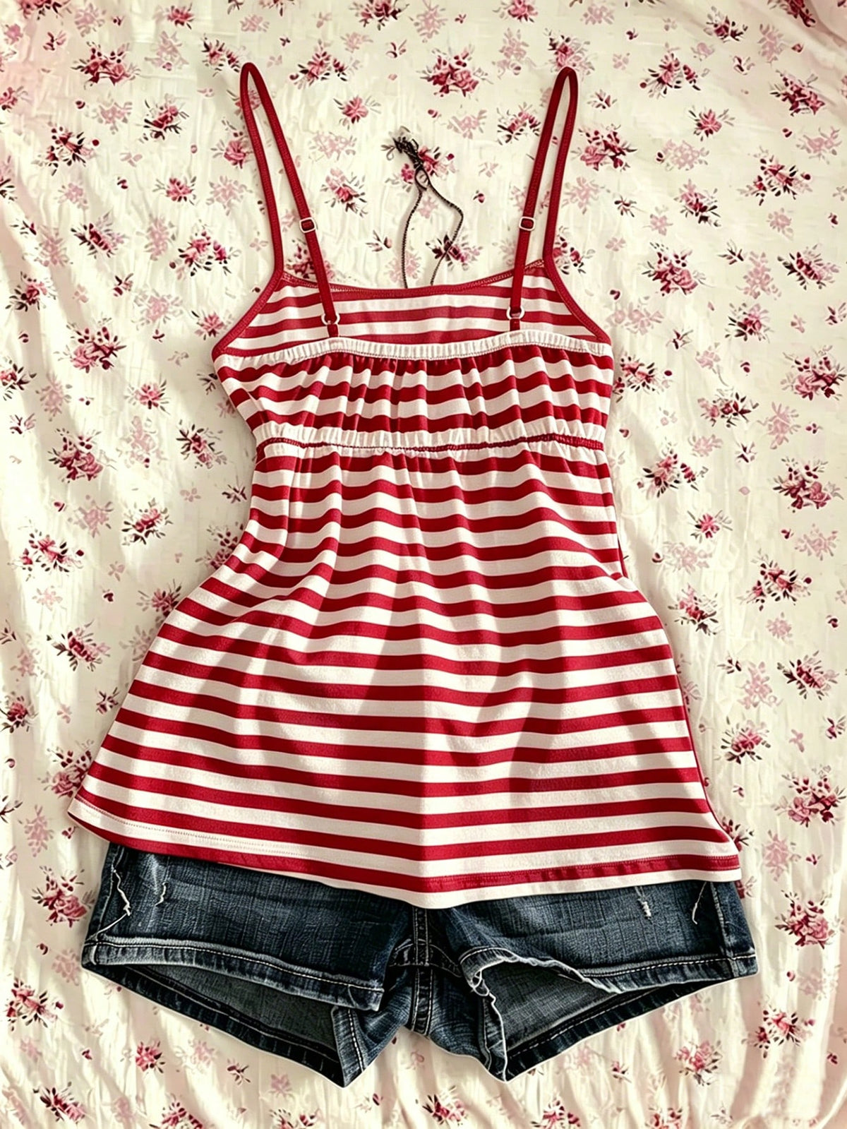 IslaSuriya Summer Casual Retro Y2K Striped Women Camisole