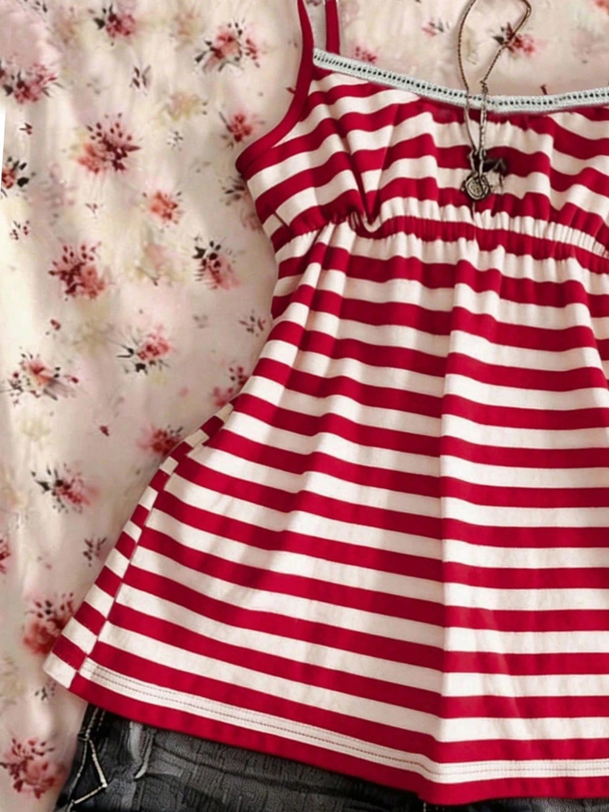 IslaSuriya Summer Casual Retro Y2K Striped Women Camisole