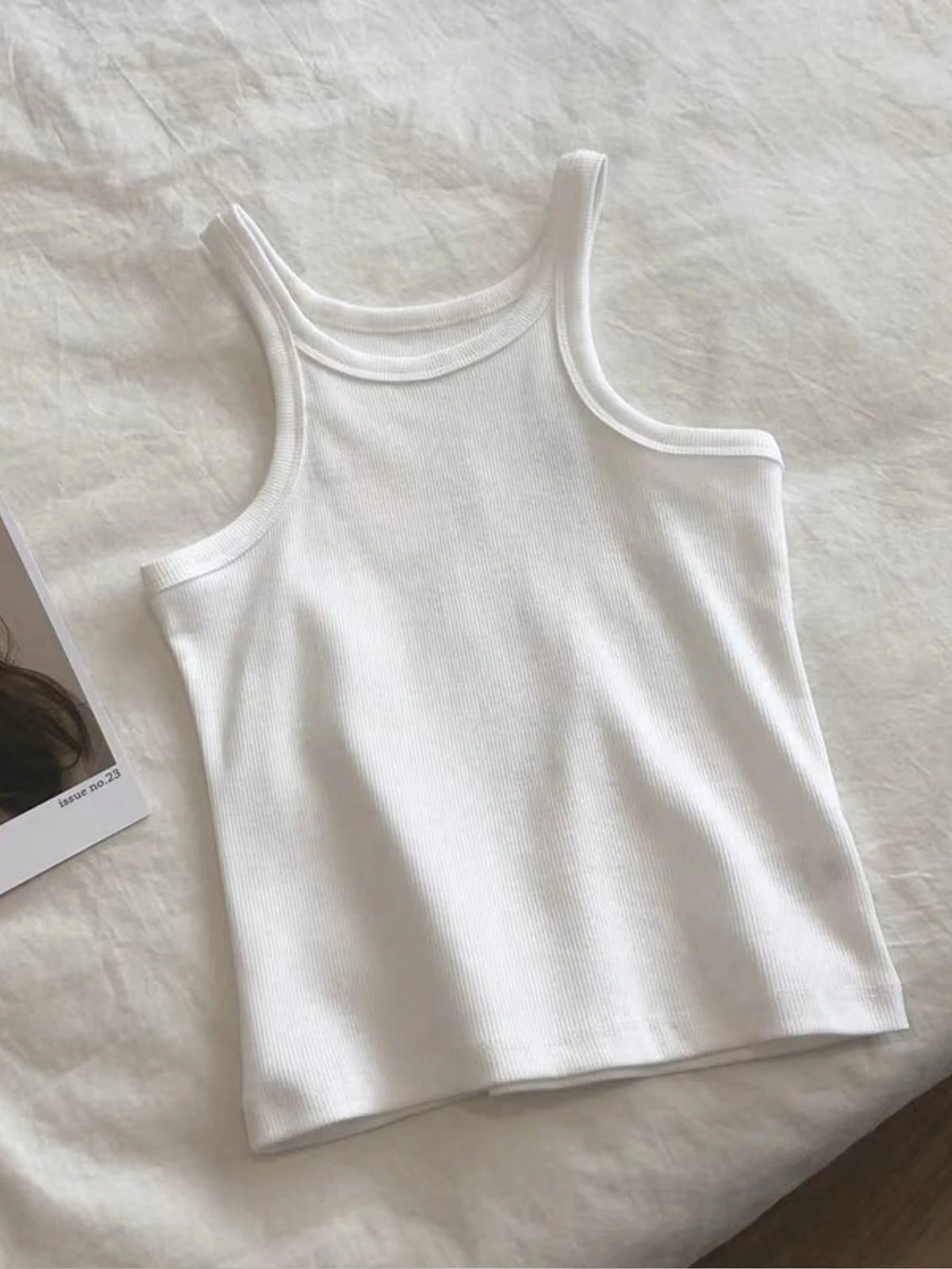 IslaSuriya Women Fashion Solid Color Slim-Fit Casual Tank Top