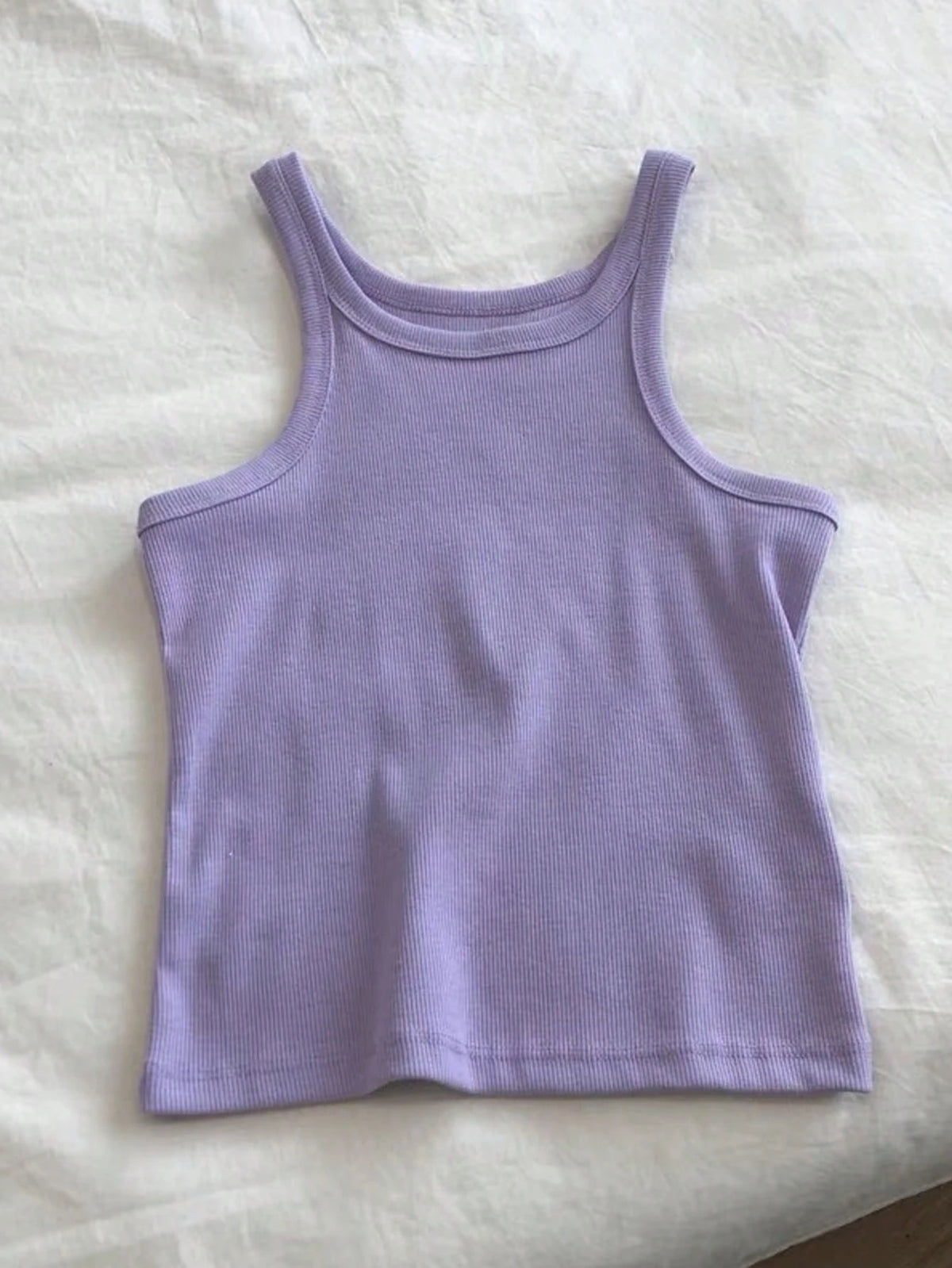 IslaSuriya Women Fashion Solid Color Slim-Fit Casual Tank Top