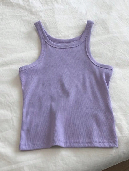 IslaSuriya Women Fashion Solid Color Slim-Fit Casual Tank Top