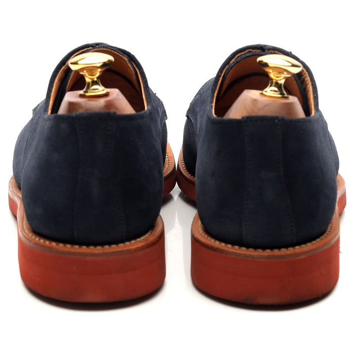 'Jack' Navy Blue Suede Derby UK 9 F