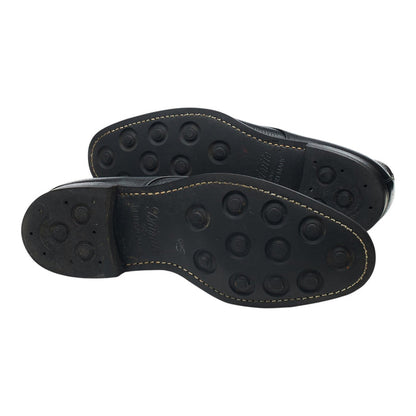 'Jackie' Black Grain Leather Chukka Boots UK 8 F
