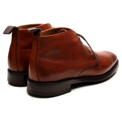 'Jackie III' Tan Brown Leather Chukka Boots UK 7.5 F