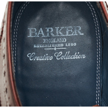 'Jensen' Burgundy Leather Brogues UK 10.5 F