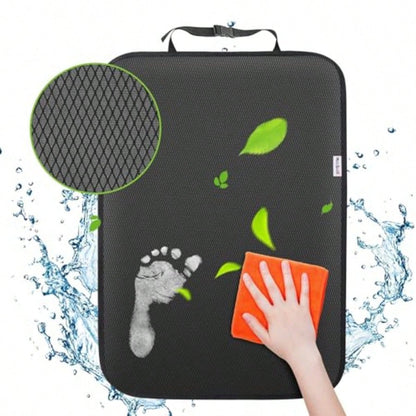 Kick Mats, Waterproof Oxford Seat Back Protector, Car Seat Back Protector For,Back Of Seat Protector For Feet Car Seat Black A-1pc