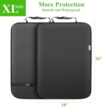 Kick Mats, Waterproof Oxford Seat Back Protector, Car Seat Back Protector For,Back Of Seat Protector For Feet Car Seat Black A-1pc