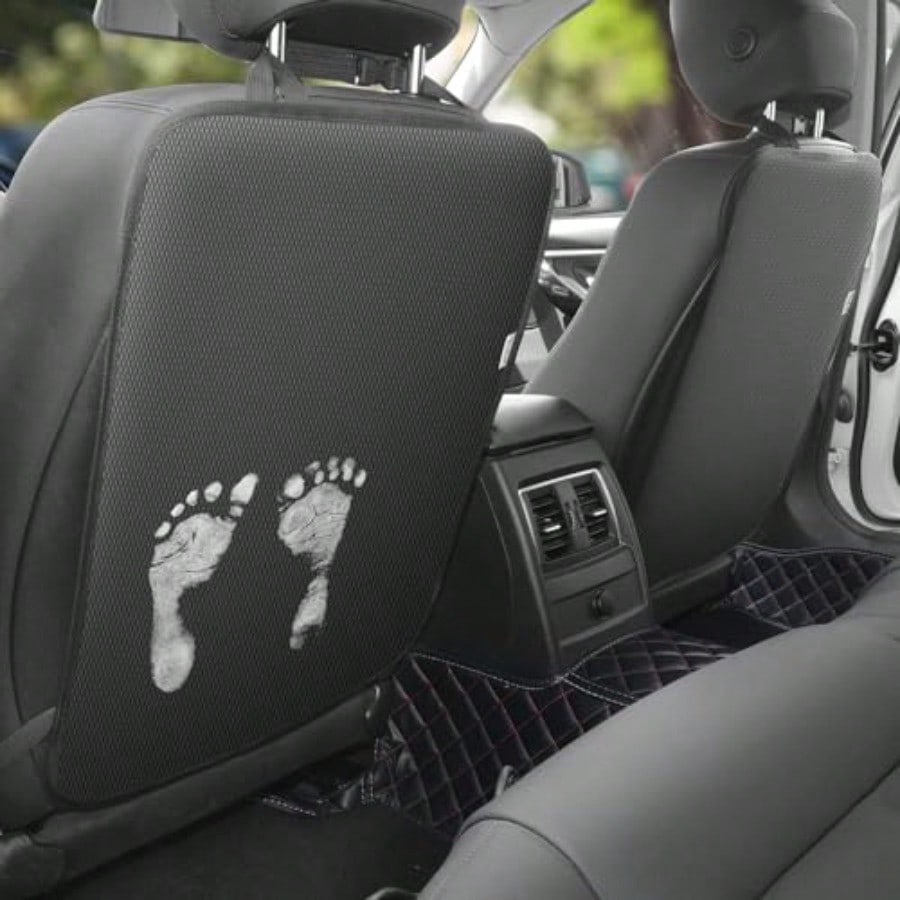 Kick Mats, Waterproof Oxford Seat Back Protector, Car Seat Back Protector For,Back Of Seat Protector For Feet Car Seat Black A-1pc