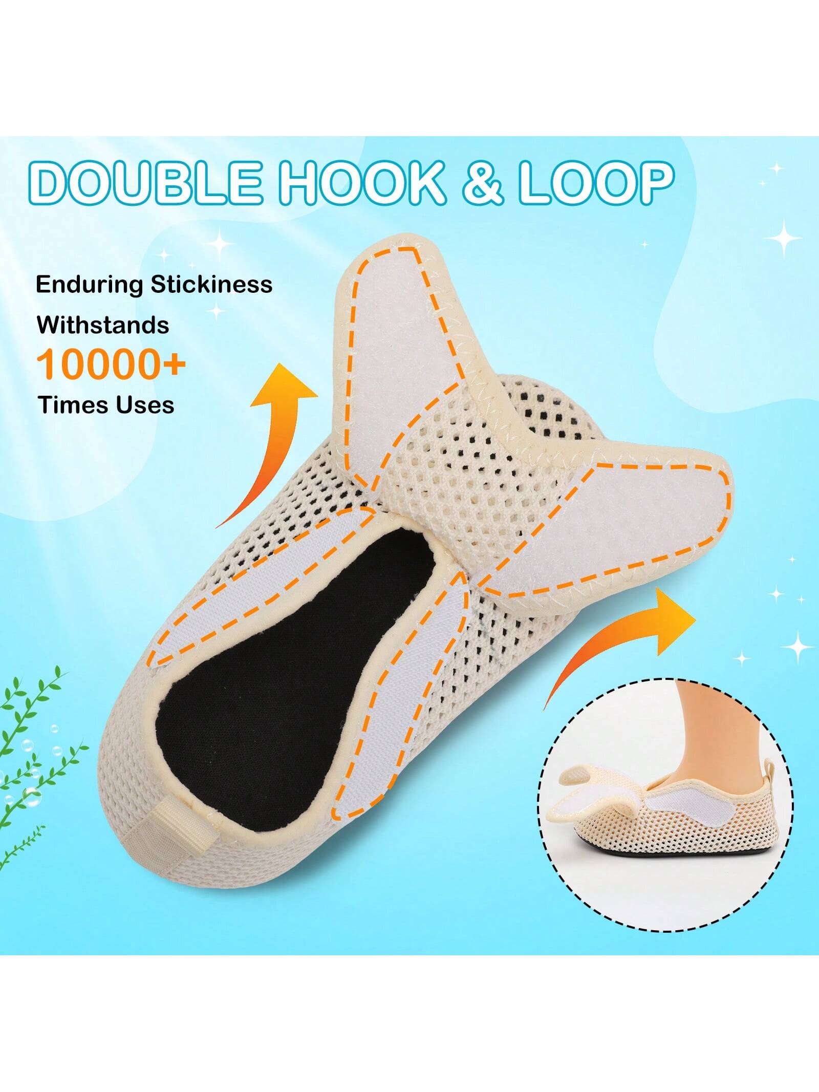 Kids Adjustable Strap Aquatic Shoes- Lightweight, Comfortable And Breathable, Perfect For Spring And Summer, Suitable For Casual, Beach, Swimming