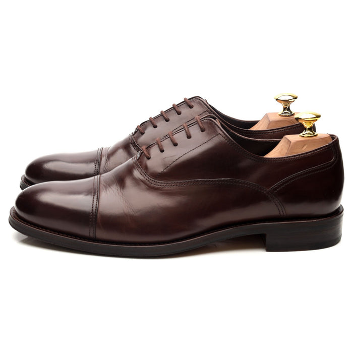 'Kingsway' Dark Brown Leather Oxford UK 9