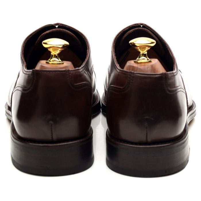 'Kingsway' Dark Brown Leather Oxford UK 9