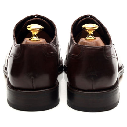 'Kingsway' Dark Brown Leather Oxford UK 9