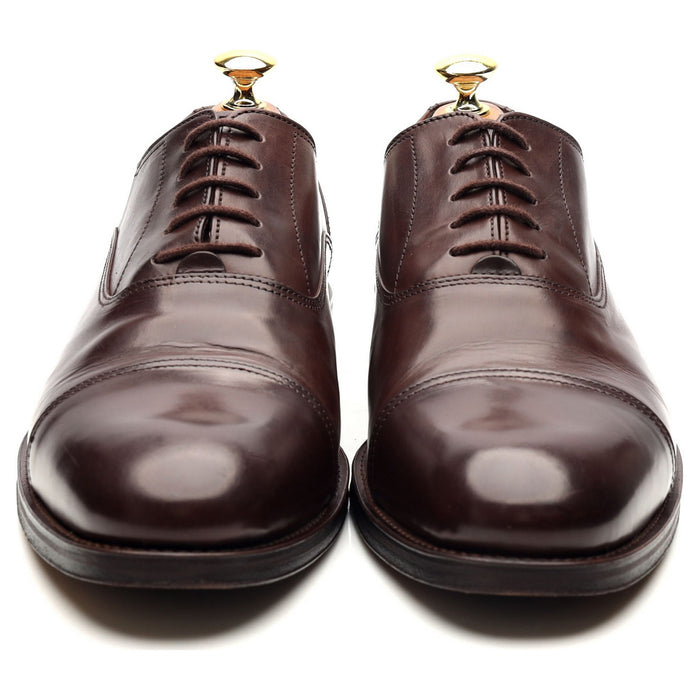 'Kingsway' Dark Brown Leather Oxford UK 9