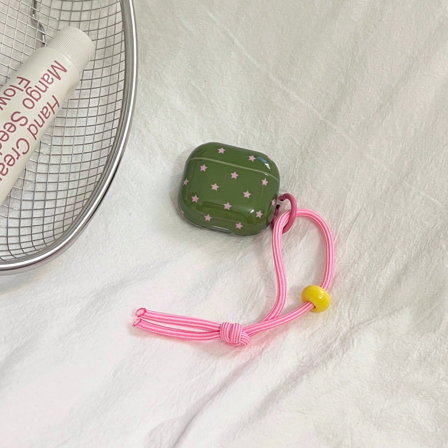 Korean Style Minimalist Star Lanyard Earphone Case Compatible With AirPods 4, Cute Earphone Cover Compatible With Airpods 2, 3, New Protective Case Compatible With Airpods Pro 3, Korean Style Earphone