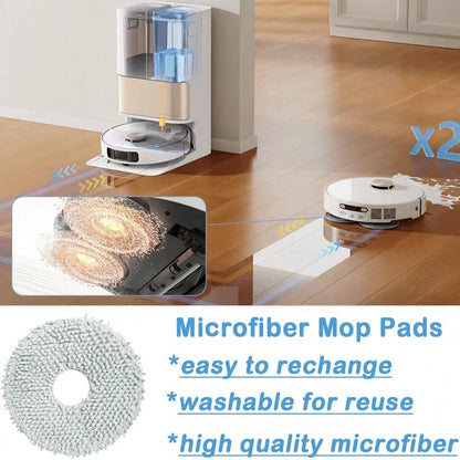 L10s Ultra Gen 2/L10s Pro Heat Ultra/X30 Ultra Vacuum Cleaner Replacement Parts Set, Main Brush, HEPA Filter, Side Brush, Dust Bag, Mop Cloth
