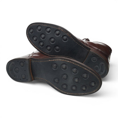 'Landon' Dark Brown Leather Boots UK 9.5 US 10.5 D
