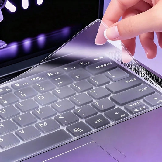 Laptop Keyboard Protective Film Silicone Pad, Universal Laptop Keyboard Dust Cover, Silicone Waterproof And Durable, Universal 12-14 Inch Protective Cover, Suitable For Work, Study And Daily Use, Offi