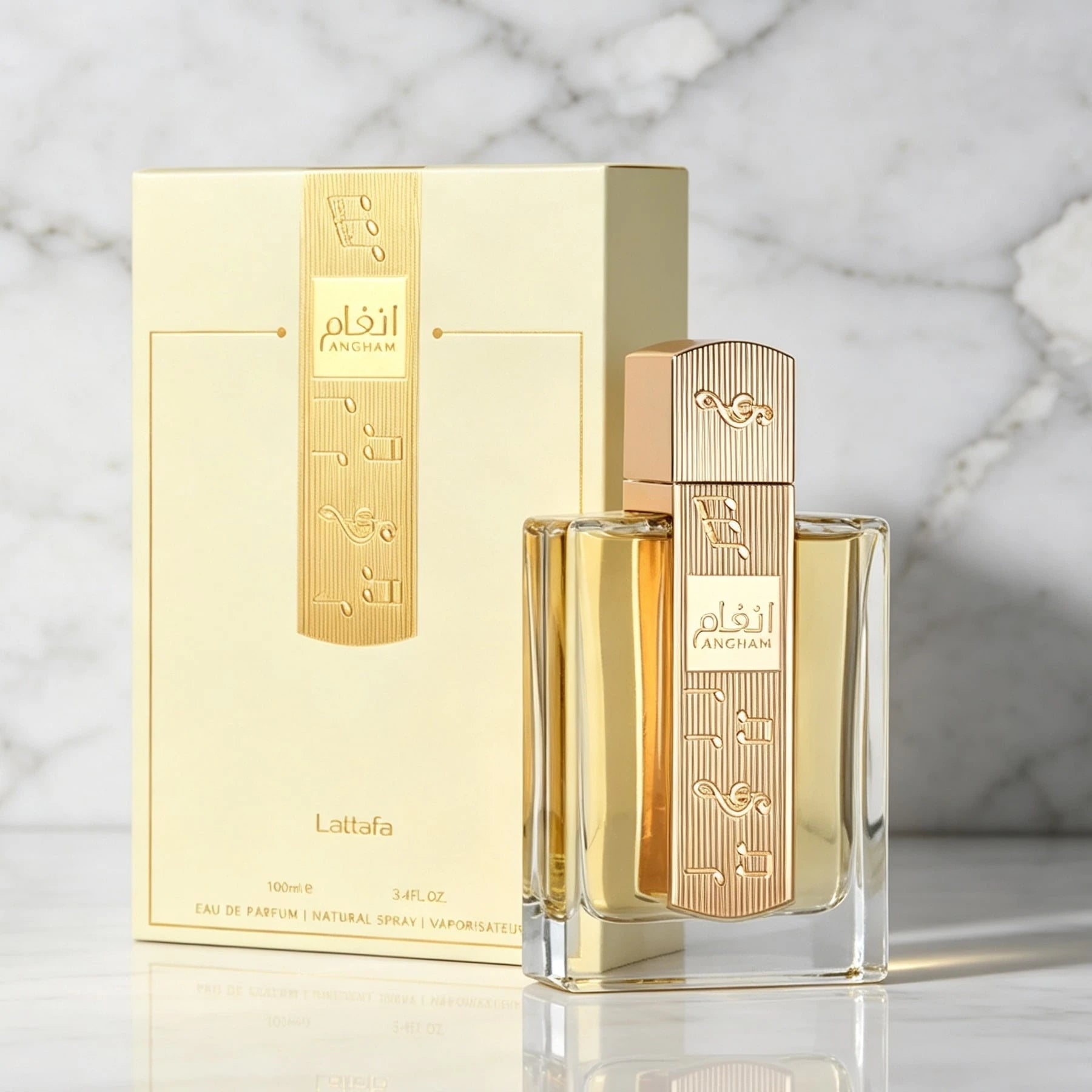 Lattafa Angham Perfume For Women 3.4oz 100ml Eau De Parfum Spray| Luxury Floral Amber Vanilla Fragrance| Long Lasting Feminine Perfume Scent
