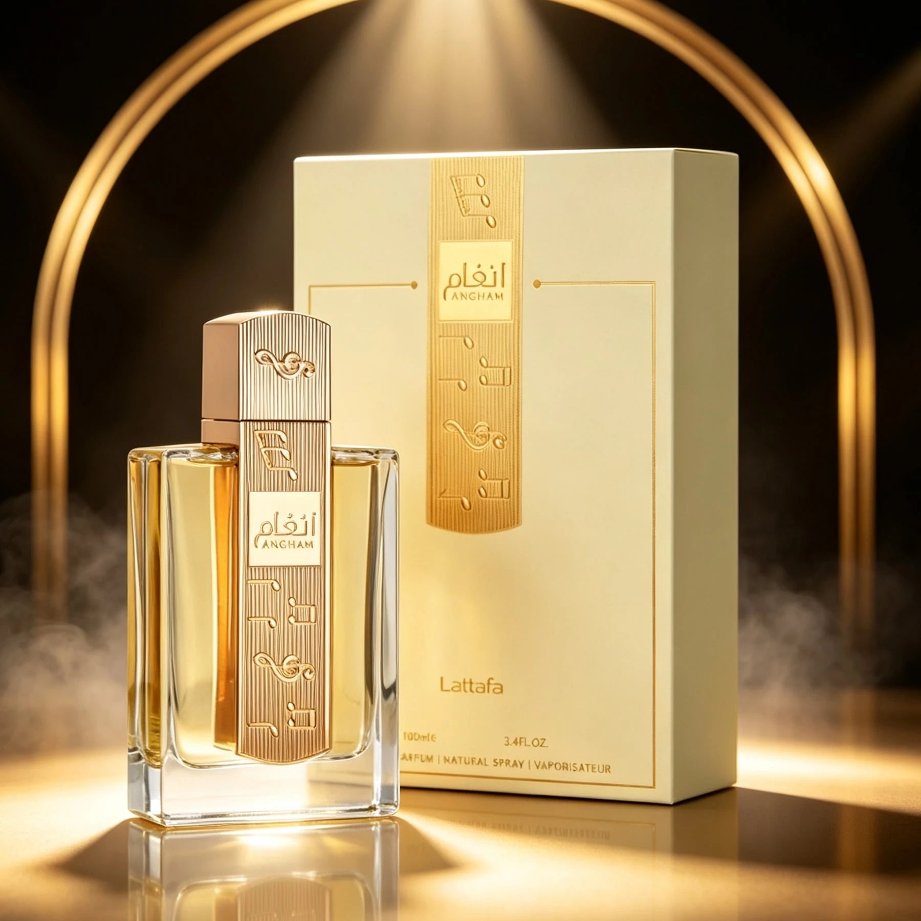 Lattafa Angham Perfume For Women 3.4oz 100ml Eau De Parfum Spray| Luxury Floral Amber Vanilla Fragrance| Long Lasting Feminine Perfume Scent