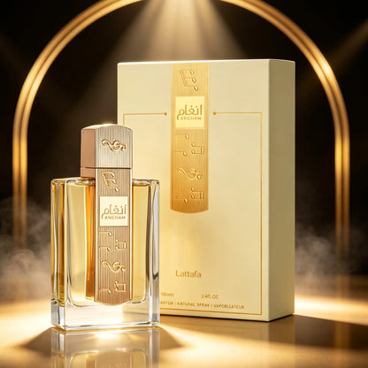 Lattafa Angham Perfume For Women 3.4oz 100ml Eau De Parfum Spray| Luxury Floral Amber Vanilla Fragrance| Long Lasting Feminine Perfume Scent