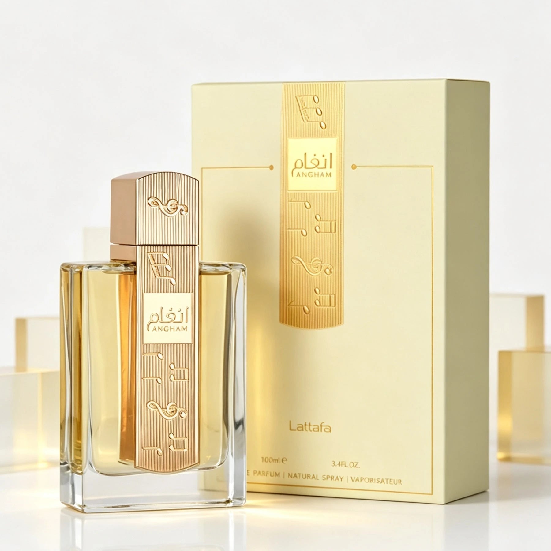 Lattafa Angham Perfume For Women 3.4oz 100ml Eau De Parfum Spray| Luxury Floral Amber Vanilla Fragrance| Long Lasting Feminine Perfume Scent