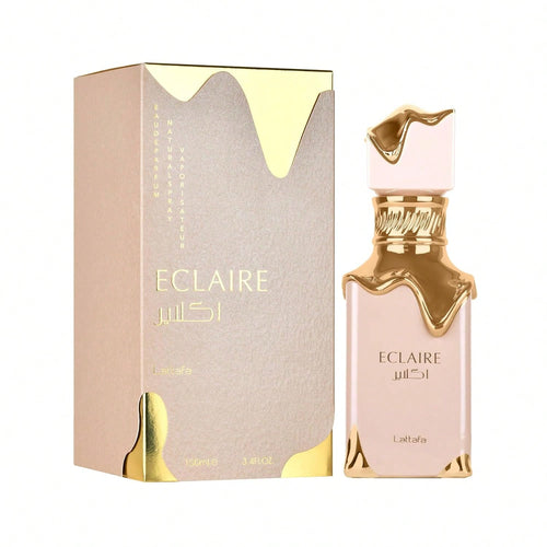 Lattafa Eclaire- Vanilla, Caramel, Sweet, Floral- Eau De Parfum Long-Lasting Fragrance For Women, 3.40 Ounce/ 100 Ml| Long-Lasting Fragrance, 3.40 Ounce, 100 Ml