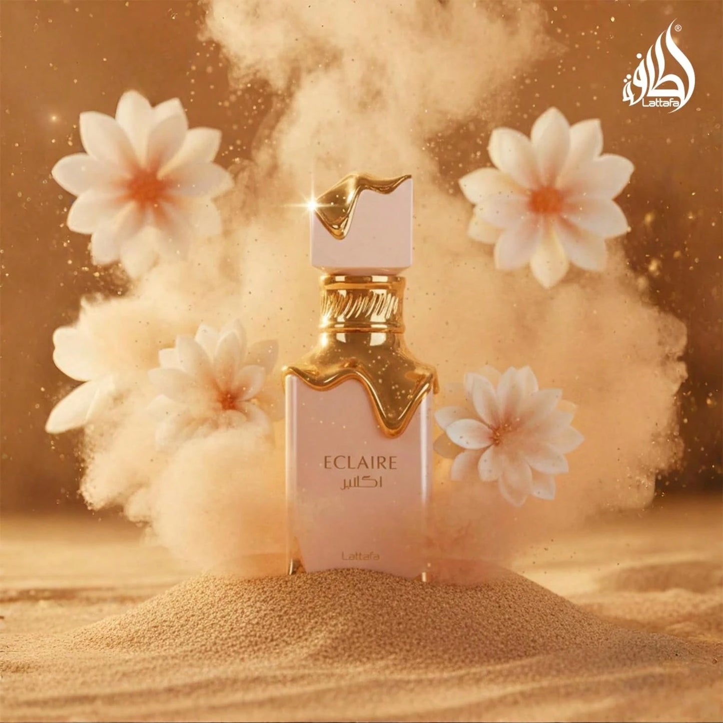 Lattafa Eclaire- Vanilla, Caramel, Sweet, Floral- Eau De Parfum Long-Lasting Fragrance For Women, 3.40 Ounce/ 100 Ml| Long-Lasting Fragrance, 3.40 Ounce, 100 Ml