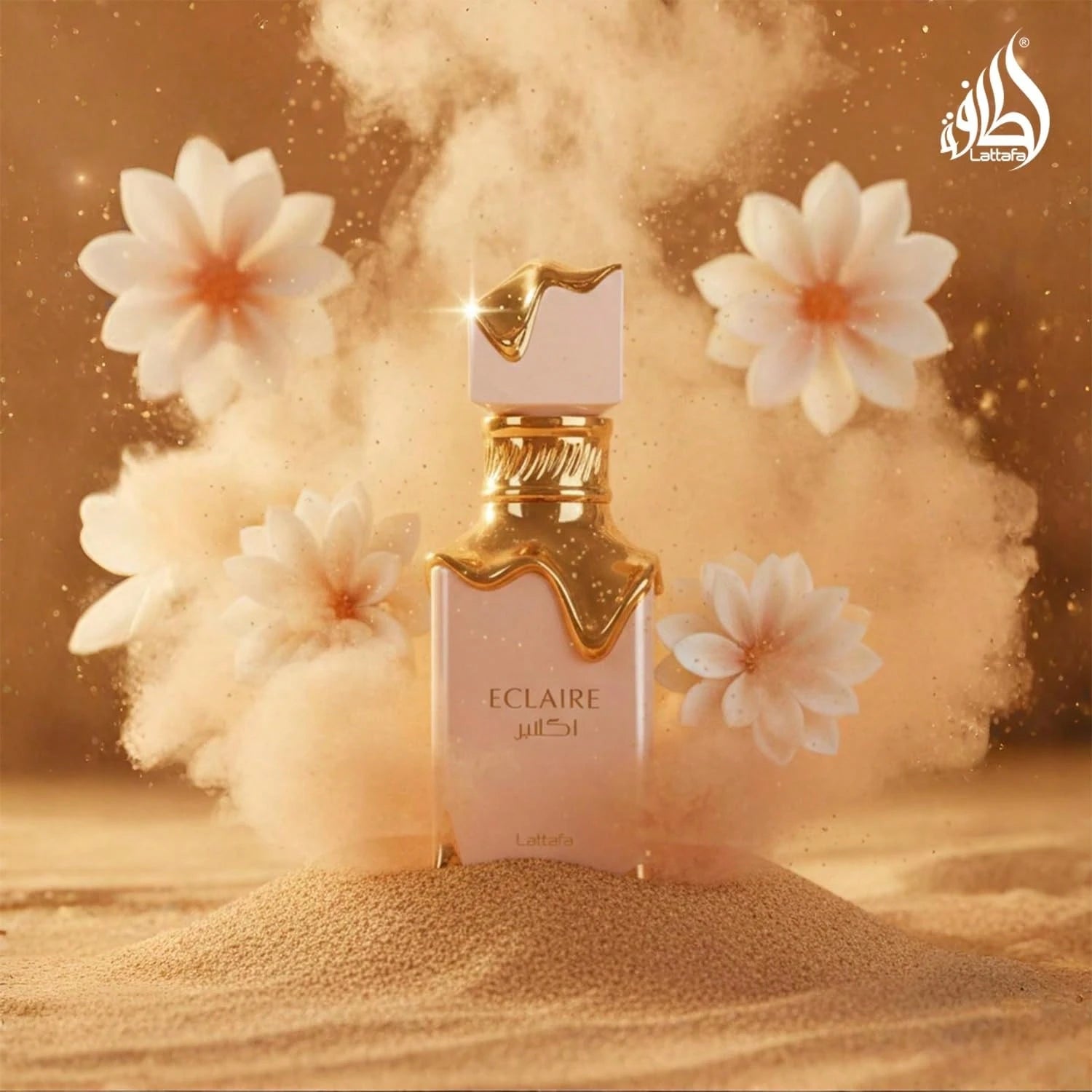 Lattafa Eclaire- Vanilla, Caramel, Sweet, Floral- Eau De Parfum Long-Lasting Fragrance For Women, 3.40 Ounce/ 100 Ml| Long-Lasting Fragrance, 3.40 Ounce, 100 Ml