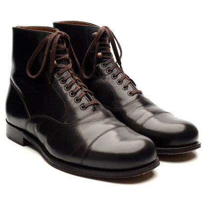 'Leander' Dark Brown Leather Boots UK 7 E
